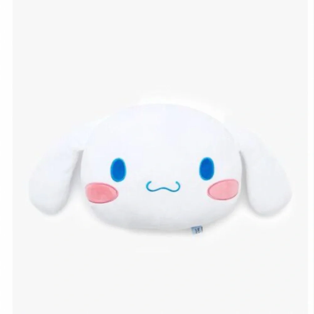 Cinnamoroll Hello Kitty Sanrio White Plush Pillow Pink and Blue Accents NWT - Picture 2 of 8